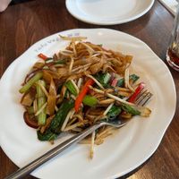 Ho fun noodles at Tofu Vegan - Islington in North London