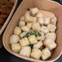 Starter: salt and pepper tofu  at Tofu Vegan - Islington in North London