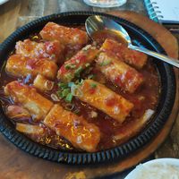 Spicy tofu at Tofu Vegan - Islington in North London