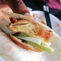 Peking d'ck pancakes, so good at Tofu Vegan - Islington in North London