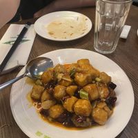 Gong bao tofu with peanuts   at Tofu Vegan - Islington in North London