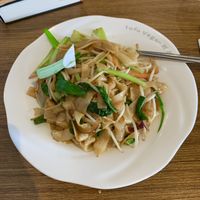 Gf ho fun noodles & veg   at Tofu Vegan - Islington in North London