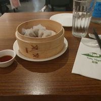 Dimsum with mushroom and tofu at Tofu Vegan - Islington in North London