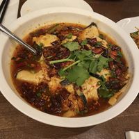 Spicy tofish in chilli oil  at Tofu Vegan - Islington in North London