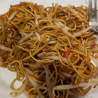 Singapore noodles. Super-tasty. at Tofu Vegan - Islington in North London