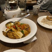 The tofu/mushroom stir fry! Tofu was perfection   at Tofu Vegan - Islington in North London