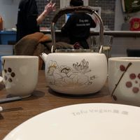 Lovely Jasmine tea 🍵   at Tofu Vegan - Islington in North London