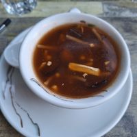Hot and sour soup at Tofu Vegan - Islington in North London