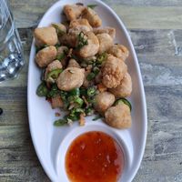 Salt and pepper chicken at Tofu Vegan - Islington in North London