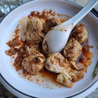 House wontons. Always amazing at Tofu Vegan - Islington in North London