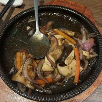 King oyster mushrooms in pepper sauce   at Tofu Vegan - Islington in North London