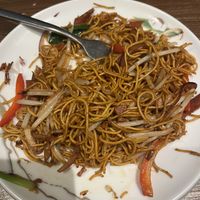 Special fried noodles  at Tofu Vegan - Islington in North London