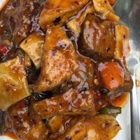 King Oyster mushroom and tofu  at Tofu Vegan - Islington in North London