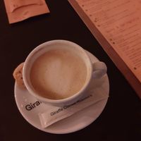 Coffee with oat milk at Casa Chow in Gouda