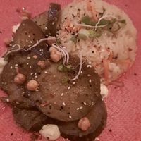 Oosters gebakken aubergine met gebakken rijst at Casa Chow in Gouda