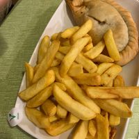 Vegan pasty  at Market Place Cafe in Wells