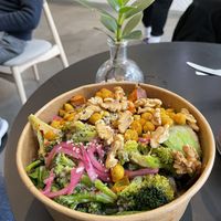 Warm Mighty Mushroom bowl  at Oliver Green - West in Amsterdam