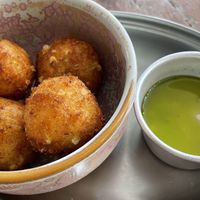 Three cheeze arancini  at Powerplant in North West London