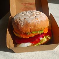 Vegan garden goodness burger at Grill'd in Ringwood