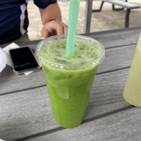 Green juice   at Garcia's Cocina in Tillamook