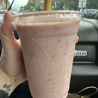Strawberry shake  at Wizard Burger in Albany