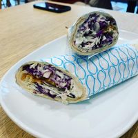 Fried fish wraps  at Hunky Dory in Byron Bay