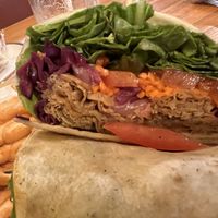 Seitan schwarma  at The Chop Shop in Butler