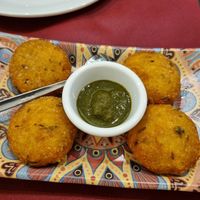 Aloo tiki at Curcumaa in Gran Canaria