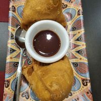 Samosa at Curcumaa in Gran Canaria