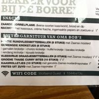 Snacks   at Wolfsend in Zaandijk