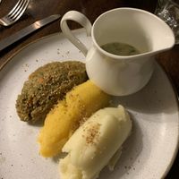 Vegan haggis   at The Flying Stag in Ballater