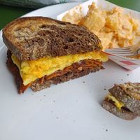 Pastrami Brekki...delicious! at Take Two Cafe in Schenectady