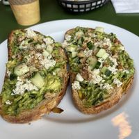 Avo toast   at Take Two Cafe in Schenectady