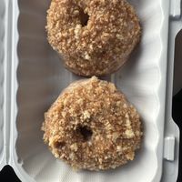 Apple crisp cronuts  at Take Two Cafe in Schenectady
