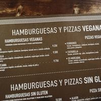 Vegan options at Temptations in Menorca