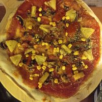 Pizza Ciutadella at Temptations in Menorca