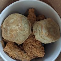 Large fried chicken bucket   at Herbie Butcher's Fried Chicken in Minneapolis