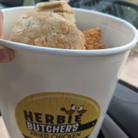 Large fried chicken bucket   at Herbie Butcher's Fried Chicken in Minneapolis