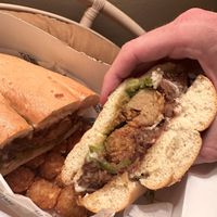 Chicken torta   at Herbie Butcher's Fried Chicken in Minneapolis