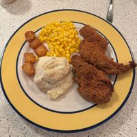 my plate  #Veganuary at Herbie Butcher's Fried Chicken in Minneapolis