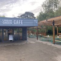 Outside  at Urban Green Cafe in Newcastle Upon Tyne