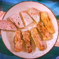 Pencas rellenas at O Viso Ecovillage in Ourol
