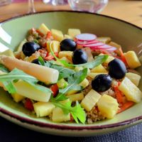 Quinoa con ananás 😋 at O Viso Ecovillage in Ourol
