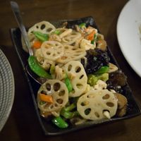 Lotus root vegetable at LeAnn Organic Cafe in Petaling Jaya