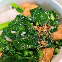 Asian greens and tofu at Phat Boy in Brisbane