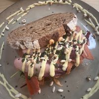 Vegan sandwich   at Blossom in Leiden