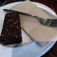 Dark chocolate brownie (November 2024) at Coffee #1 in Aberystwyth