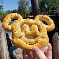 Mickey Pretzel without Cheese at Walt Disney World - Liberty Square Market in Lake Buena Vista