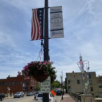 Another view from in front of Limestone Cafe at Limestone Coffee & Tea in Batavia