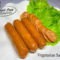 Vegetarian Sausage at Veggie Park 素食公园 in Yangon